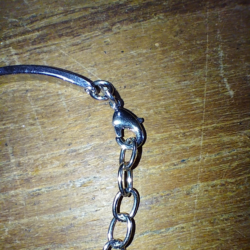 Silver Heart Necklace & Silver Love You Bracelet, Perfect for Valentine'… - Picture 9 of 11